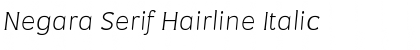 Download Negara Serif Hairline Font