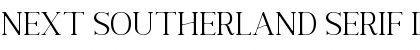 Next Southerland Serif DEMO Regular Font