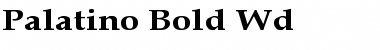 Palatino-Bold Wd Regular Font