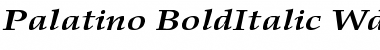 Palatino-BoldItalic Wd Regular Font