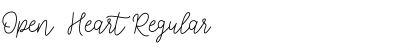 Download Open Heart Font Download Open Heart Font