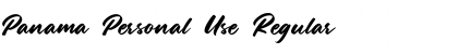 Download Panama Personal Use Font Download Panama Personal Use Font