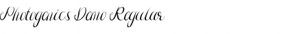 Download Photogenics Demo Font Download Photogenics Demo Font