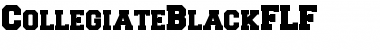 CollegiateBlackFLF Font