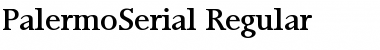 PalermoSerial Regular Font