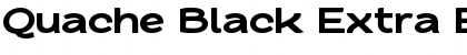 Quache Black Extra Expanded Font