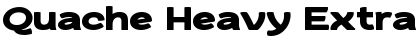 Quache Heavy Extra Expanded Font