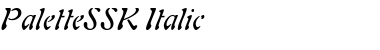 PaletteSSK Font
