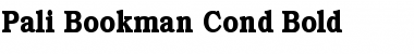 Pali Bookman Cond Regular Font