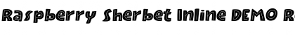 Raspberry Sherbet Inline DEMO Regular Font