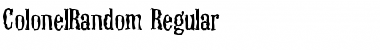 ColonelRandom&nbsp;Regular