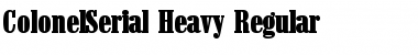 Download ColonelSerial-Heavy Font Download ColonelSerial-Heavy Font
