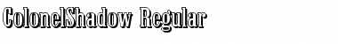 ColonelShadow Regular Font