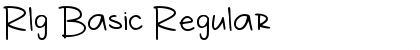 Rlg Basic Regular Font