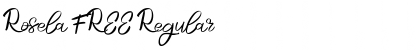 Download Rosela FREE Font Download Rosela FREE Font