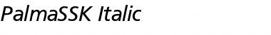 PalmaSSK Font