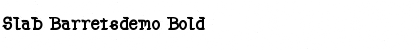 Slab Barretsdemo Font