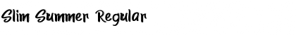 Download Slim Summer Font Download Slim Summer Font