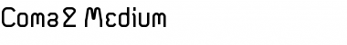 Coma2 Medium Font