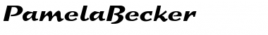 Download PamelaBecker Font Download PamelaBecker Font