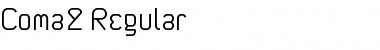 Coma2 Regular Font