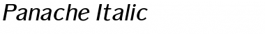 Panache Italic Font