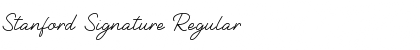 Stanford Signature Regular Font