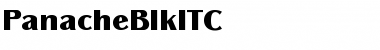 PanacheBlkITC Font