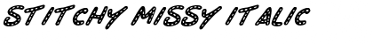 Stitchy Missy Font