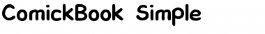 ComickBook Regular Font