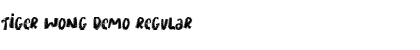Download Tiger Wong Demo Font