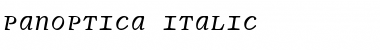 Panoptica Italic Font