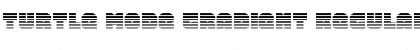 Turtle Mode Gradient Regular Font