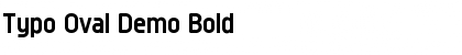 Typo Oval Demo Bold Font