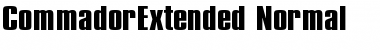 CommadorExtended Font