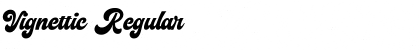 Vignettic Font Vignettic Font