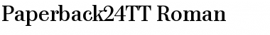 Paperback 24 TT Font Paperback 24 TT Font
