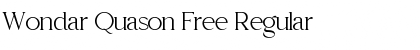 Wondar Quason Free Font