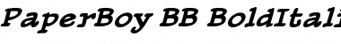 PaperBoy BB Italic