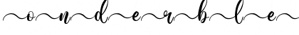 Download Wonderblend Front Demo Font