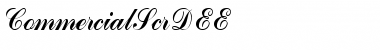 Download CommercialScrDEE Font Download CommercialScrDEE Font