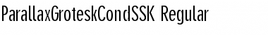 Download ParallaxGroteskCondSSK Font