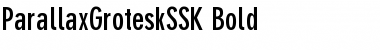 ParallaxGroteskSSK Bold Font