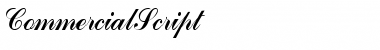 Download CommercialScript Font Download CommercialScript Font