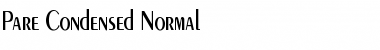 Pare Condensed Normal