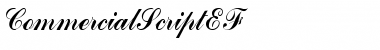 Download CommercialScriptEF Font Download CommercialScriptEF Font