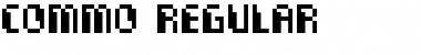 Commo  Regular Font