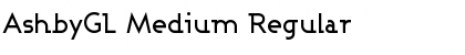 AshbyGL Medium Regular Font