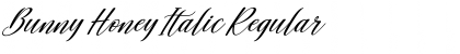 Bunny Honey Italic Font Bunny Honey Italic Font