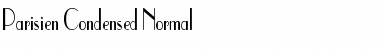 Parisien Condensed Normal Font